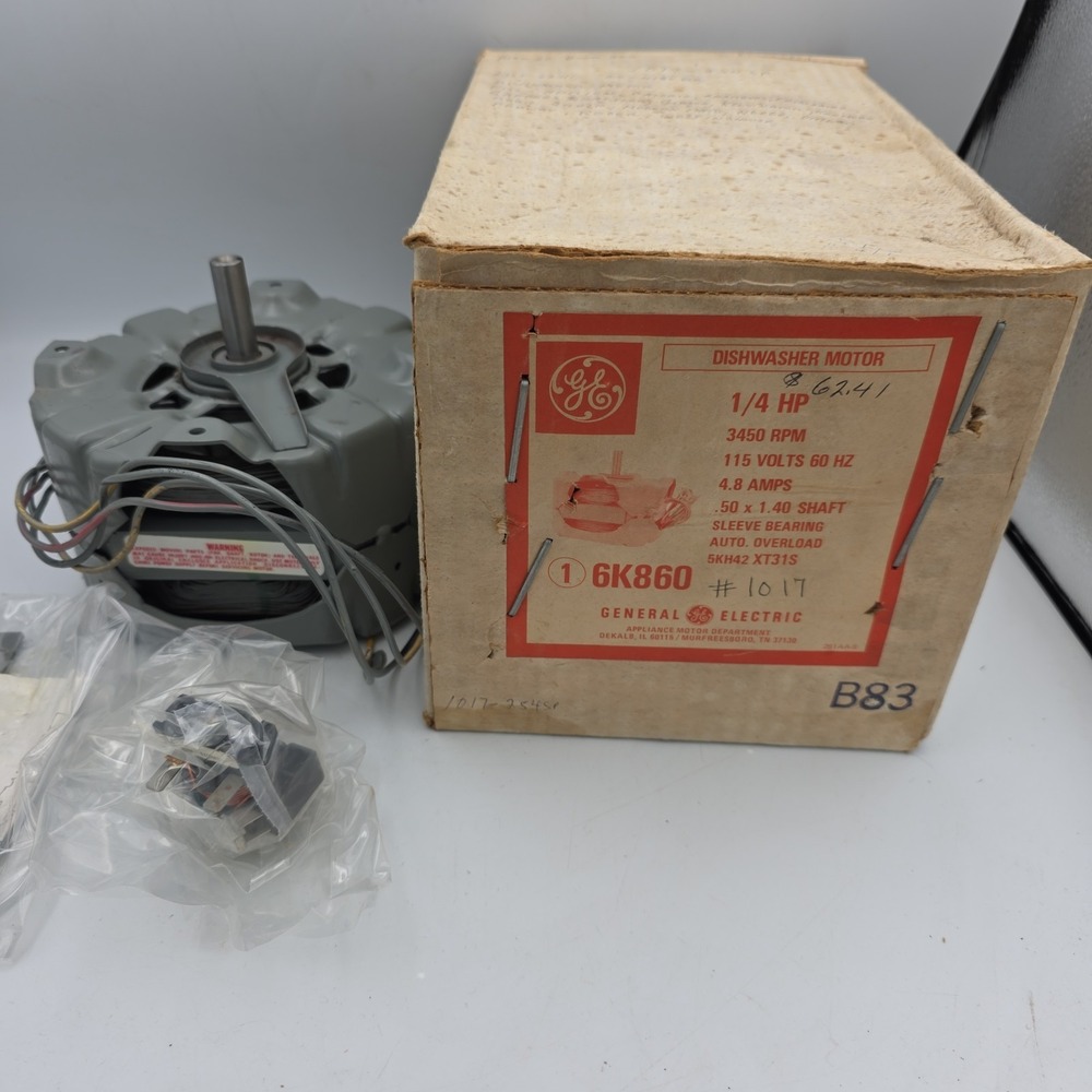 GE 5KH42XT31S Dishwasher Motor 1/4 HP NEW OPEN BOX